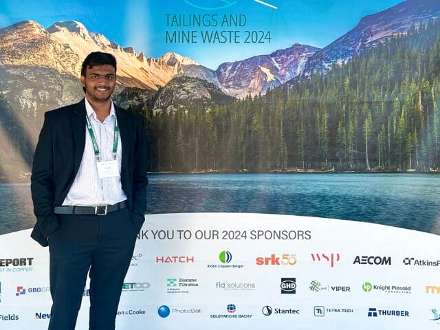 Nilan Jayasiri presented at the 2024 Tailings and Mine Waste conference, Colorado, USA